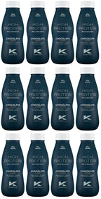 12 x Kinetica High Protein Milkshake Chocolate Flavour 330Ml