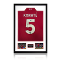 Ibrahima Konaté Signed Liverpool Shirt Premium Frame (ACG Cert)
