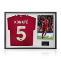Ibrahima Konaté Signed Liverpool Shirt Classic Frame (ACG Cert)