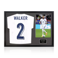Kyle Walker Signed England Shirt Classic Frame
