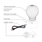 7 Color Discoloration Creative Visual Stereo Lamp Desk Lamp Night Light, Balloon Style