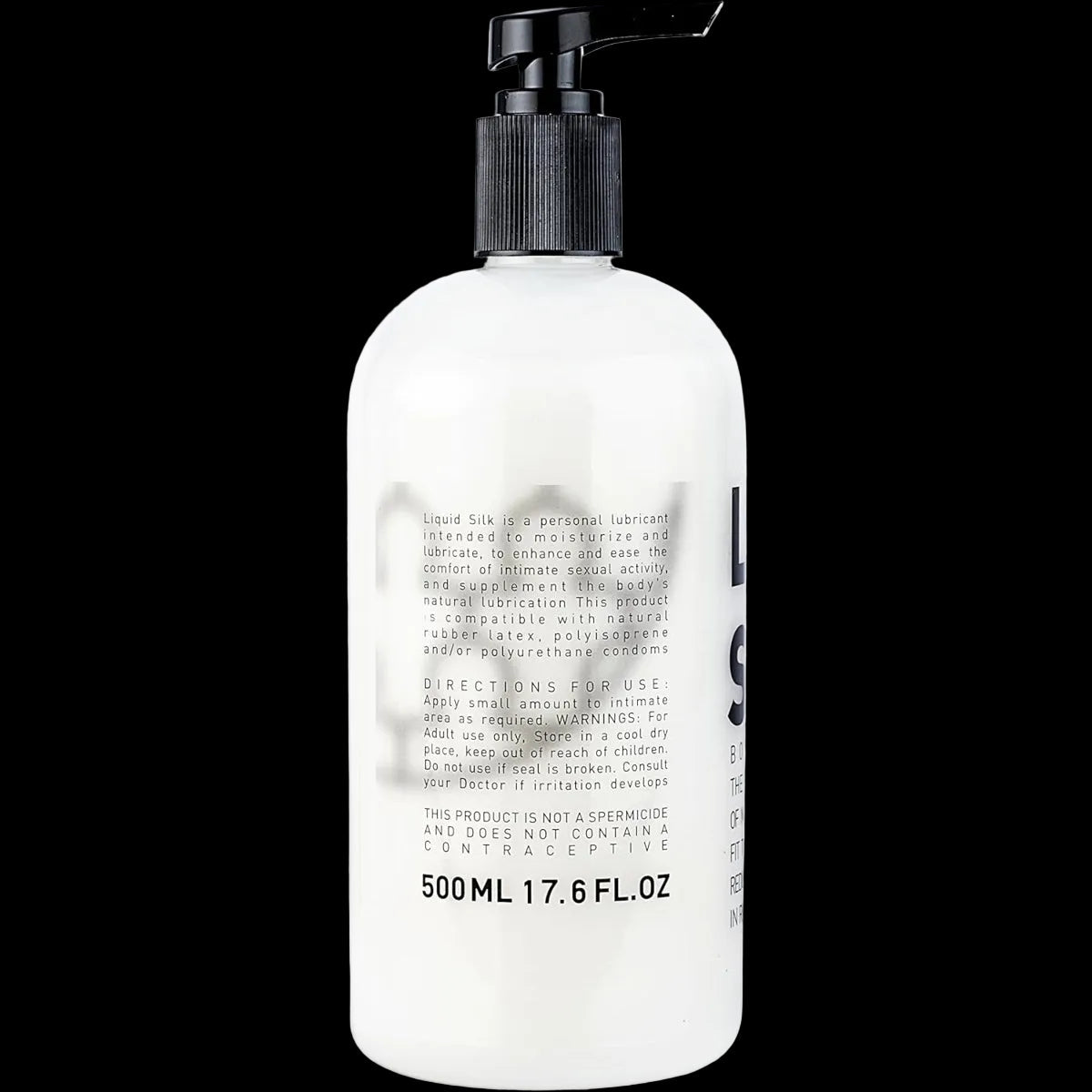 Liquid Silk Water Based Lube 500ml