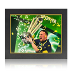 Luke Littler Signed 2025 World Champion Image Deluxe Mount