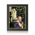 Luke Littler Signed 2025 World Champion Image Deluxe Mount