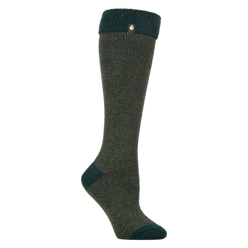 Ladies Thermal Long Wellington Boot Socks with Soft Brushed Lining