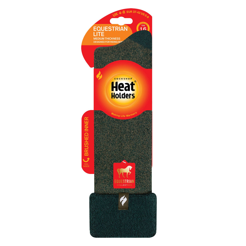 Ladies Thermal Long Wellington Boot Socks with Soft Brushed Lining