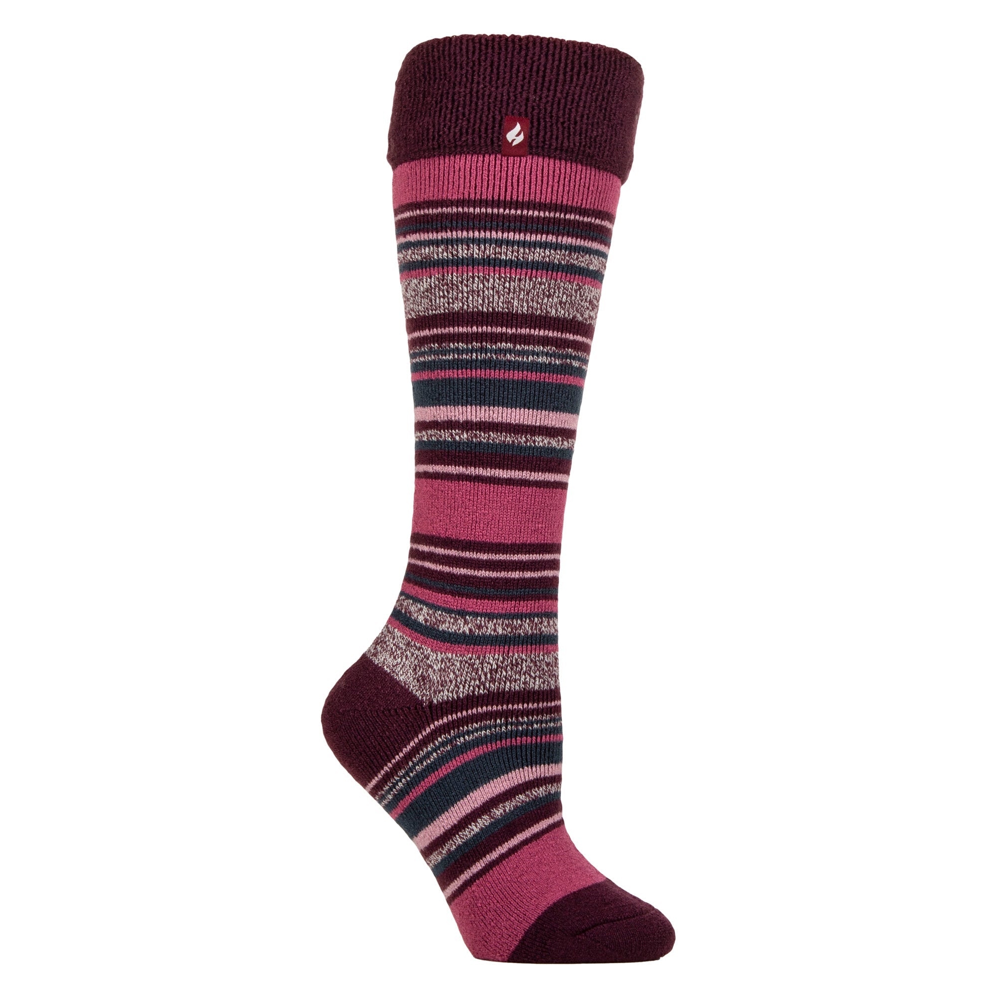 Ladies Thermal Long Wellington Boot Socks with Soft Brushed Lining
