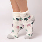 Cozy Turn-Over Cuff Lounge Socks | Warm Winter Socks for Women