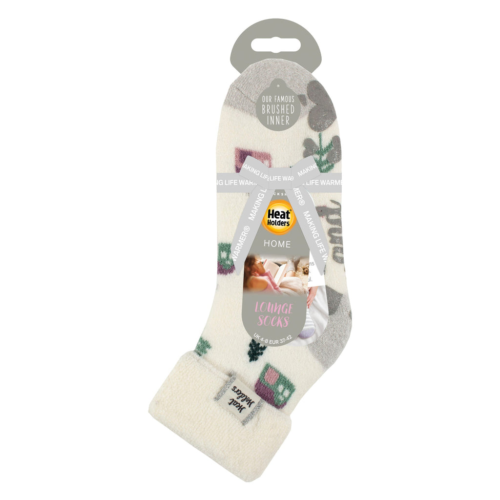 Cozy Turn-Over Cuff Lounge Socks | Warm Winter Socks for Women