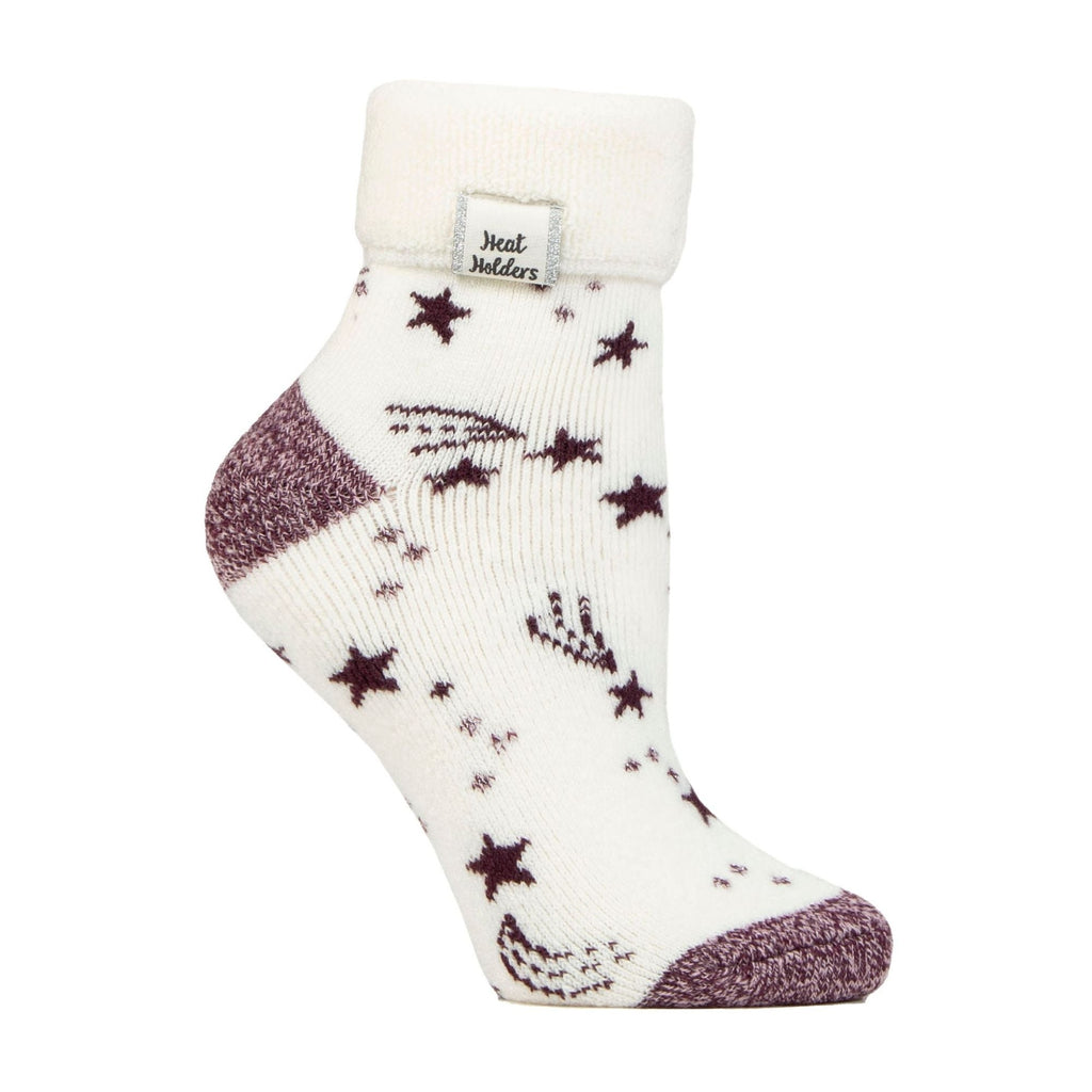 Cozy Turn-Over Cuff Lounge Socks | Warm Winter Socks for Women