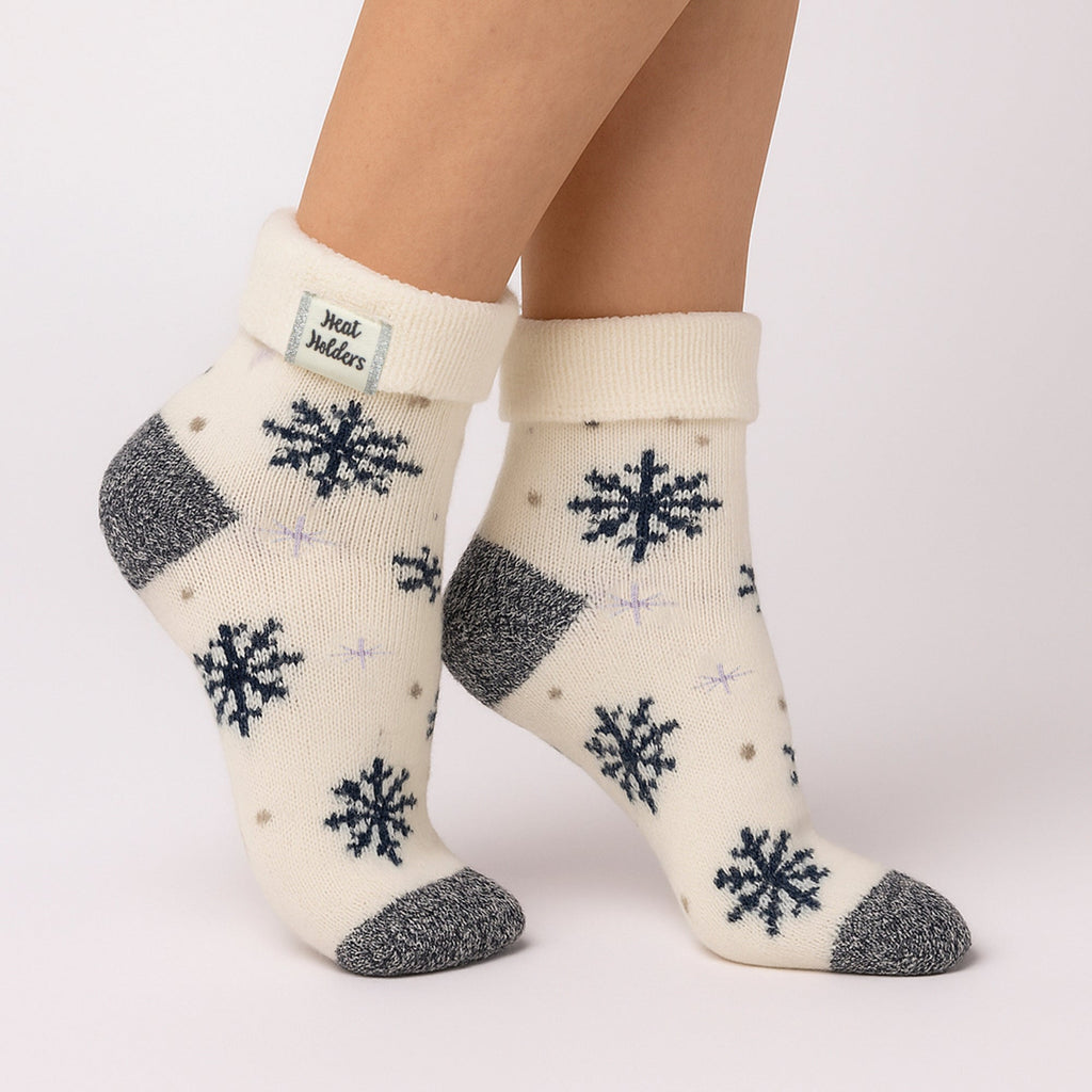 Cozy Turn-Over Cuff Lounge Socks | Warm Winter Socks for Women