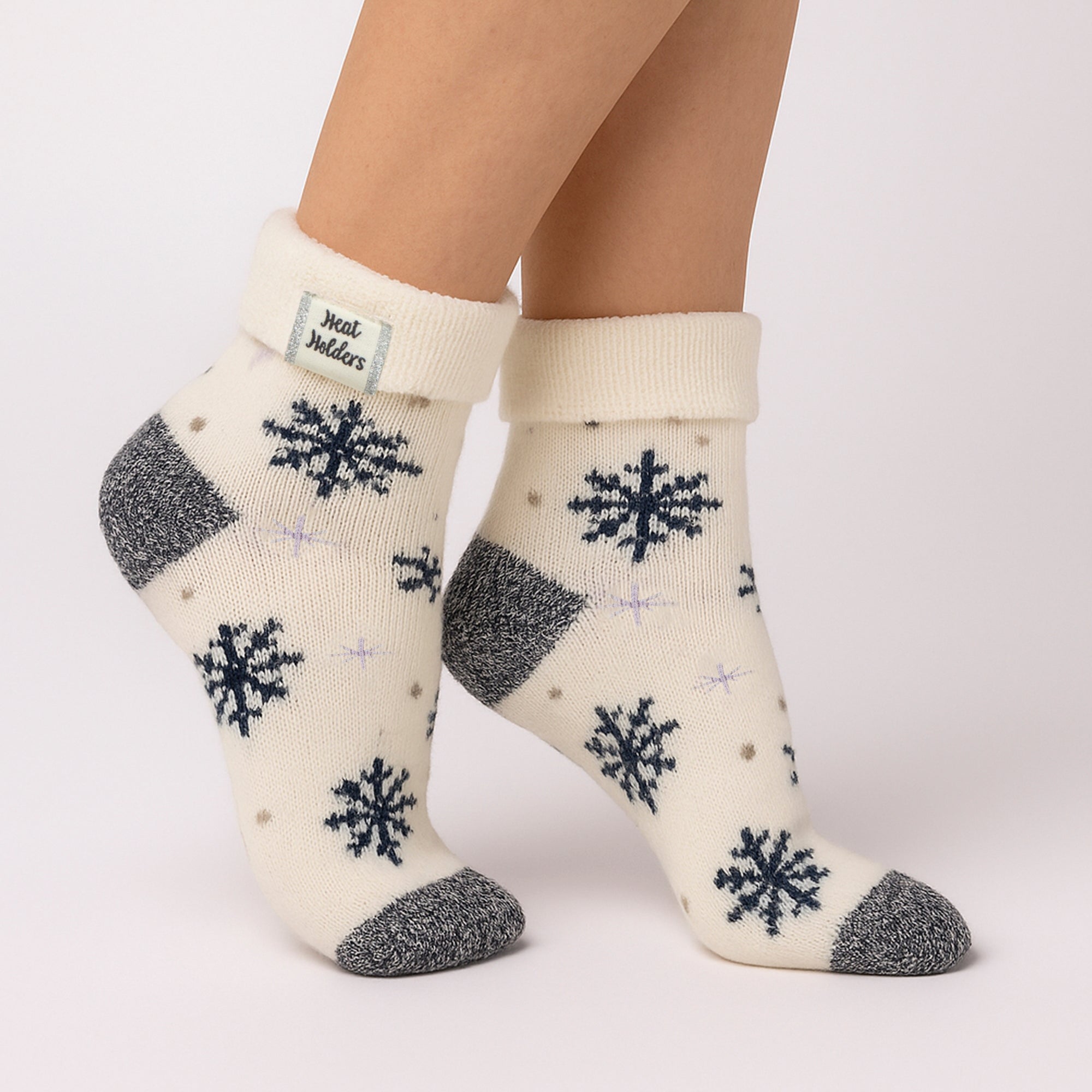 Cozy Turn-Over Cuff Lounge Socks | Warm Winter Socks for Women