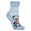 Ladies Thermal Soft Lounge Socks with Peanuts Design