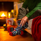 Mens Thermal Lite Christmas Novelty Socks for Winter