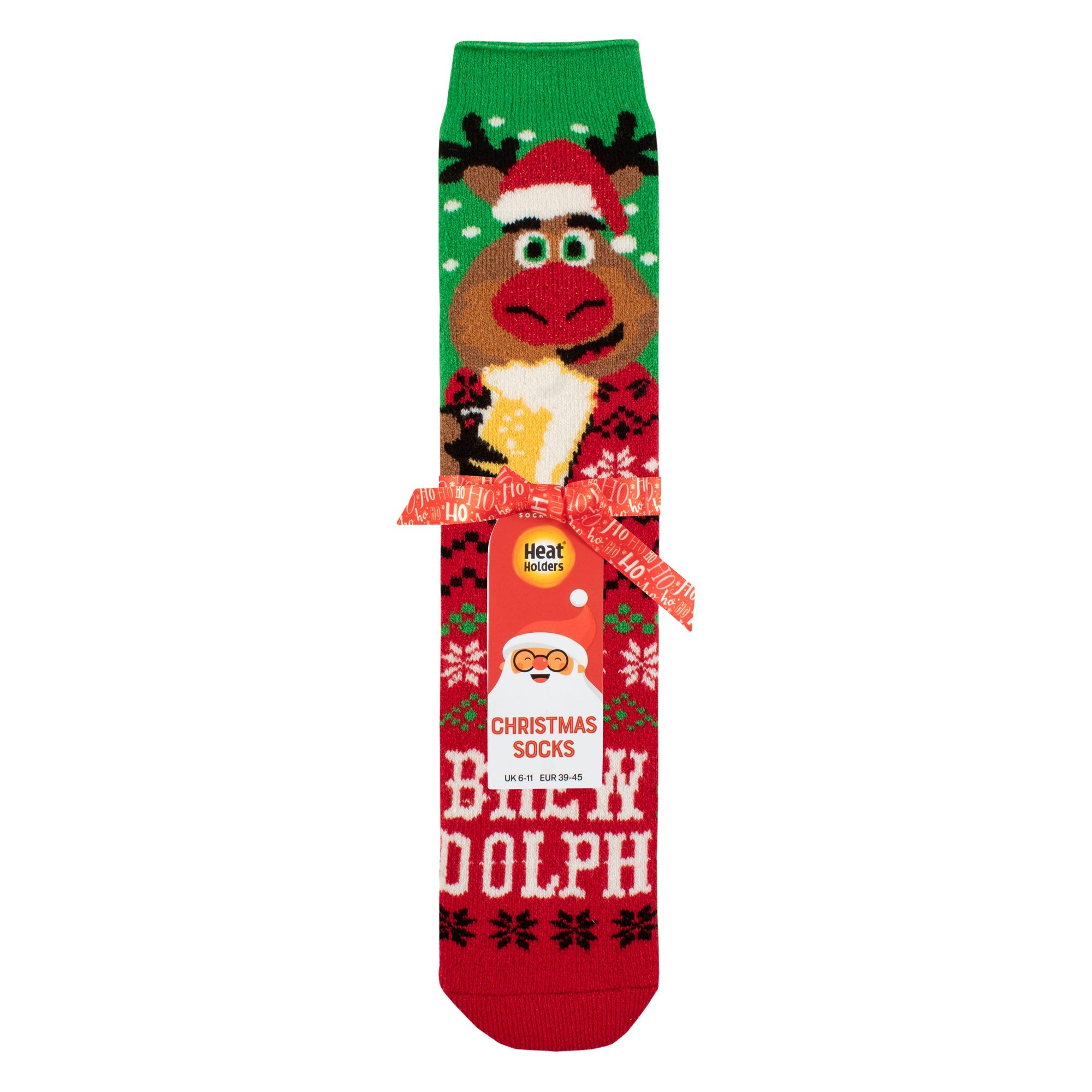 Mens Thermal Lite Christmas Novelty Socks for Winter