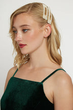 Lubin Velvet Cami Midi Dress - Green