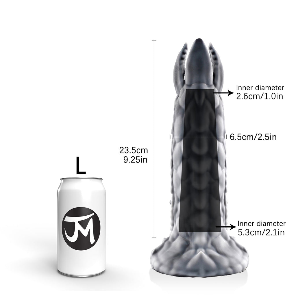 Nothosaur ZERGER - Alien Ovipositor Dildo And Eggs- Monster With Teeth