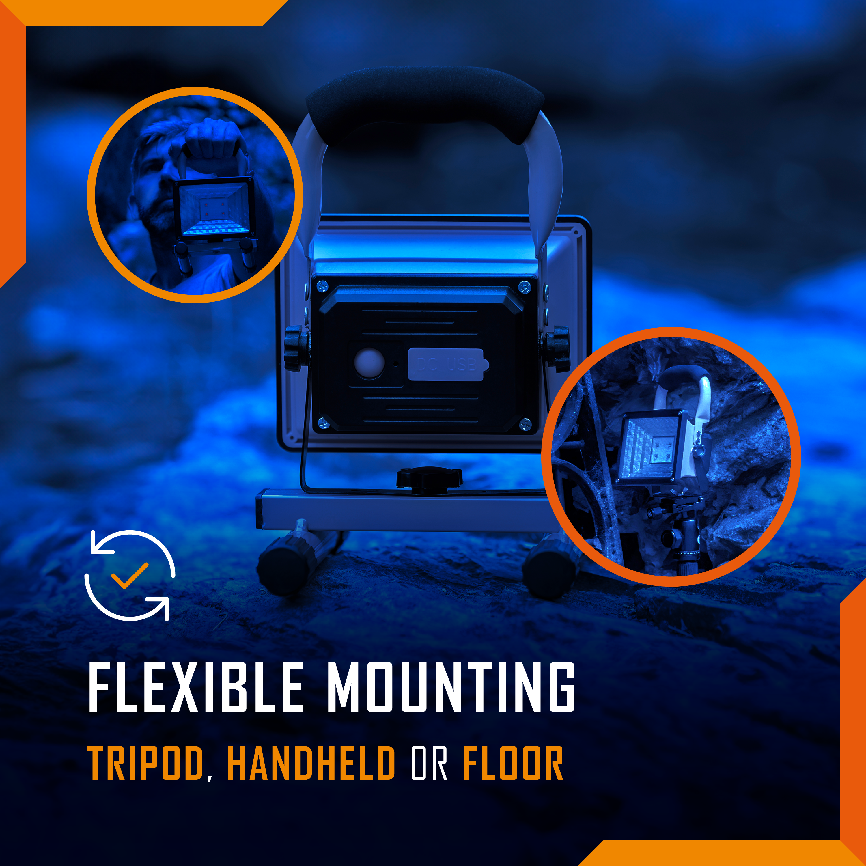 Nightfox Arc | Powerful IR Floodlight | Wide beam | USB-C