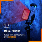 Nightfox Arc | Powerful IR Floodlight | Wide beam | USB-C