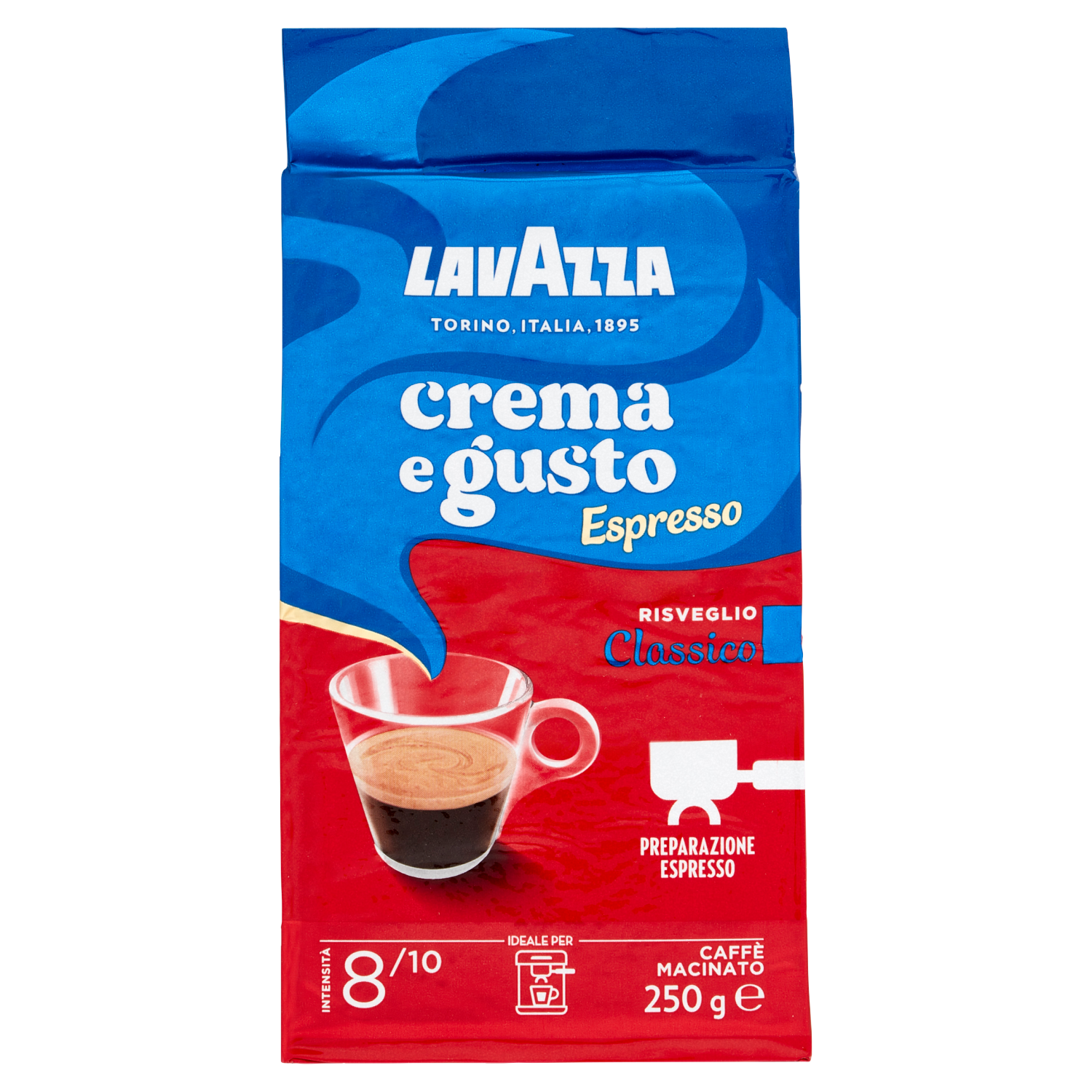 Lavazza Crema e Gusto Ground Coffee 8/10 250g