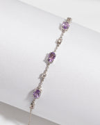 Complete Set - Amethyst Jewellery Set in Sterling Silver