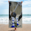 Lee Buccilli - Bremner Statue - Beach Towel - 150cm x 75cm