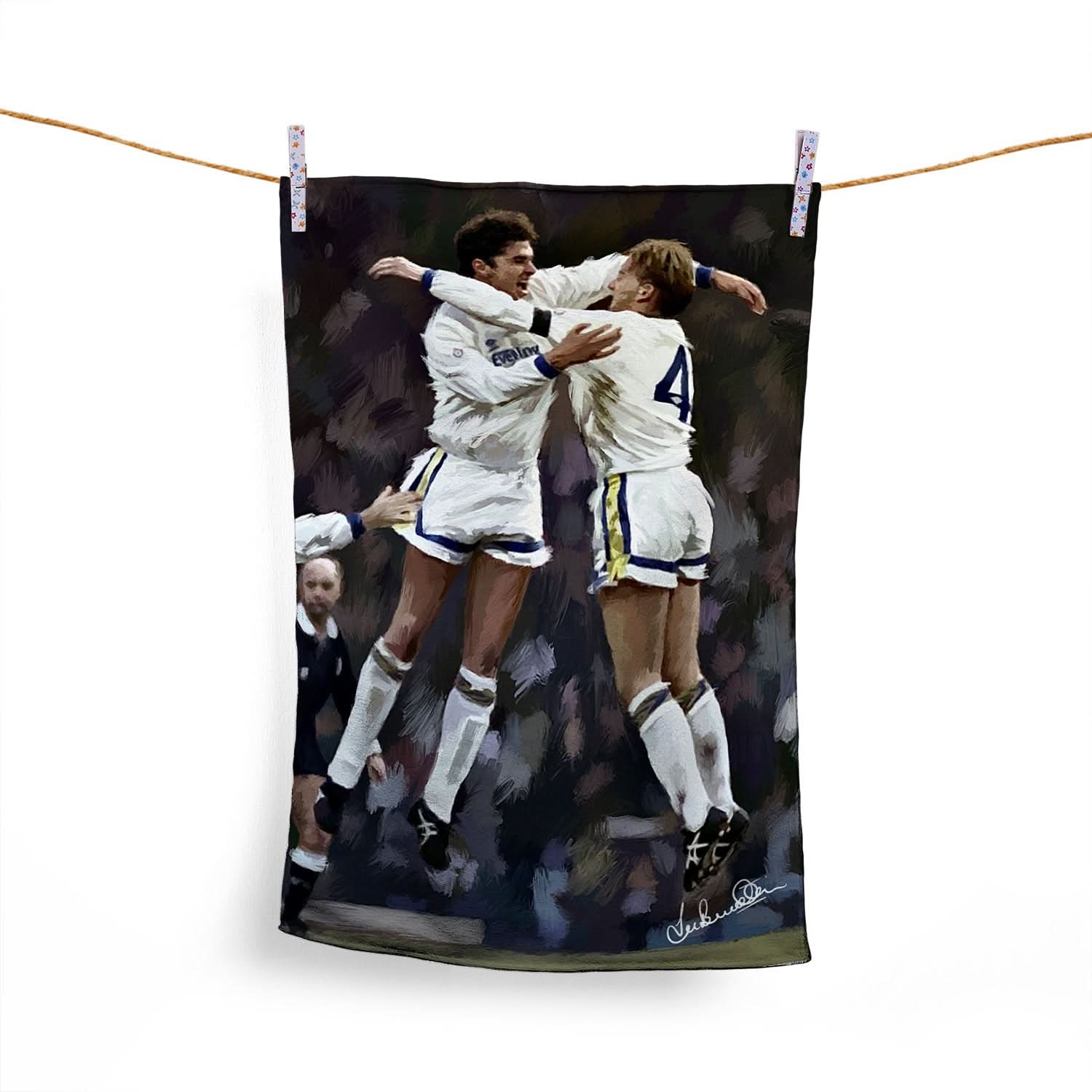 Lee Buccilli - Speed and Batty Celebration - Microfibre Tea Towel