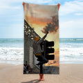 Lee Buccilli - Leeds Supporter - Beach Towel - 150cm x 75cm