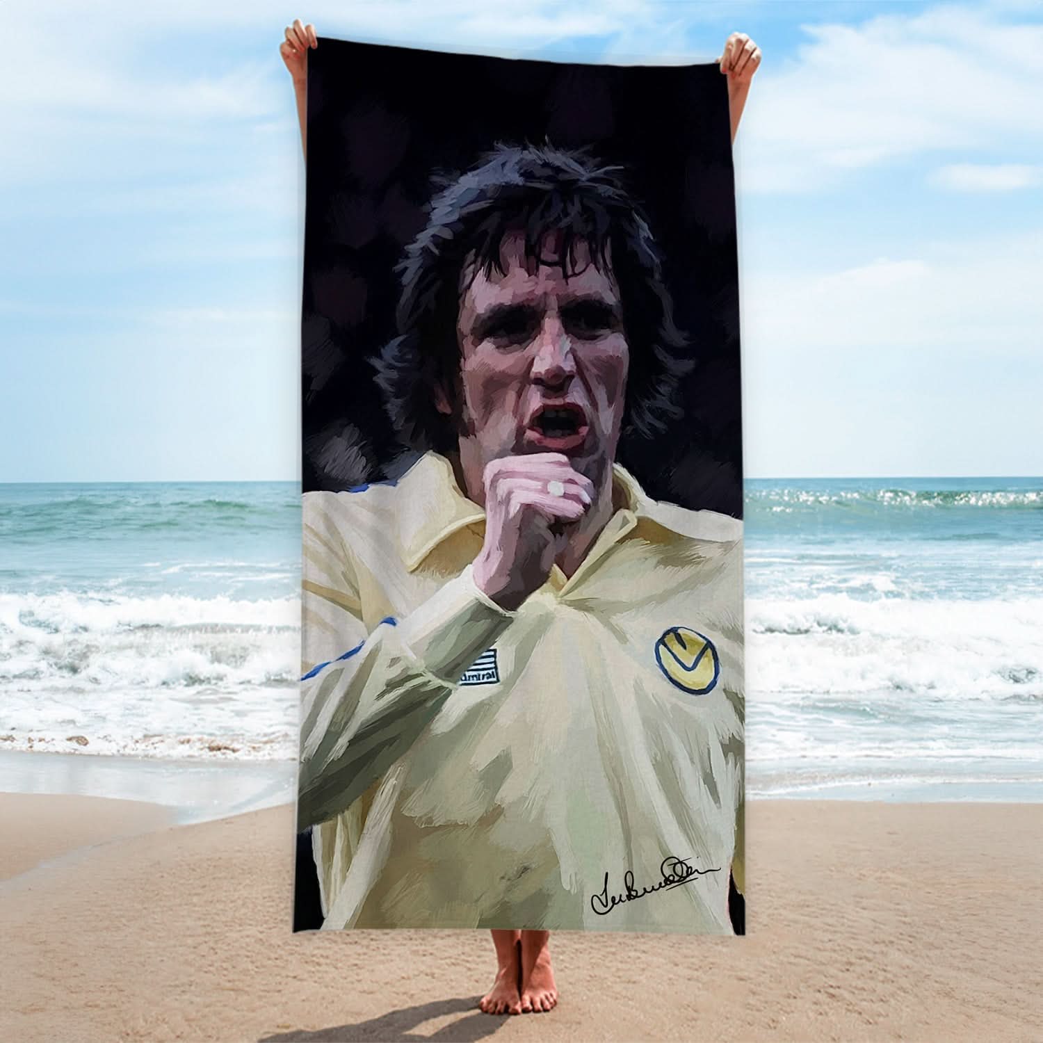 Lee Buccilli - Norman Hunter - Beach Towel - 150cm x 75cm