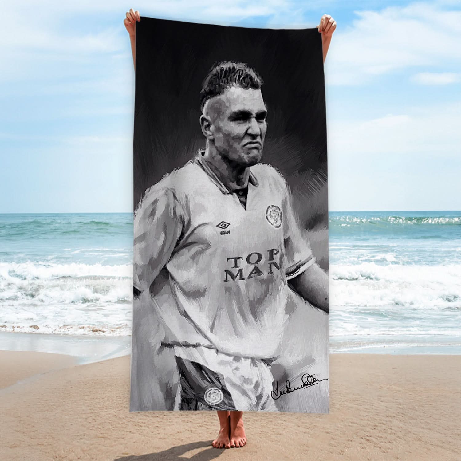 Lee Buccilli - Vinnie Jones - Beach Towel - 150cm x 75cm