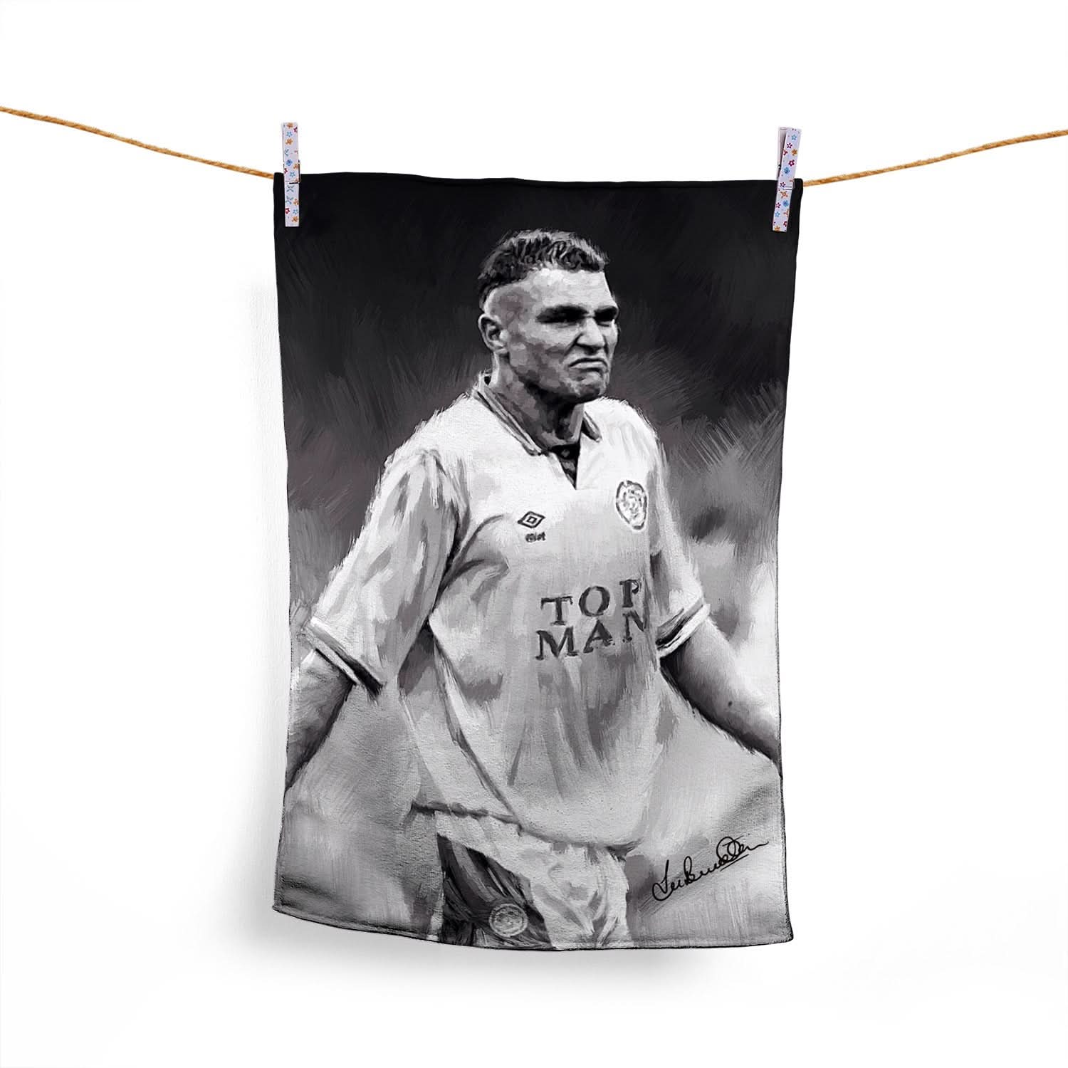 Lee Buccilli - Vinnie Jones - Microfibre Tea Towel