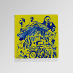 Leeds Montage - Football Coaster - Square Or Circle