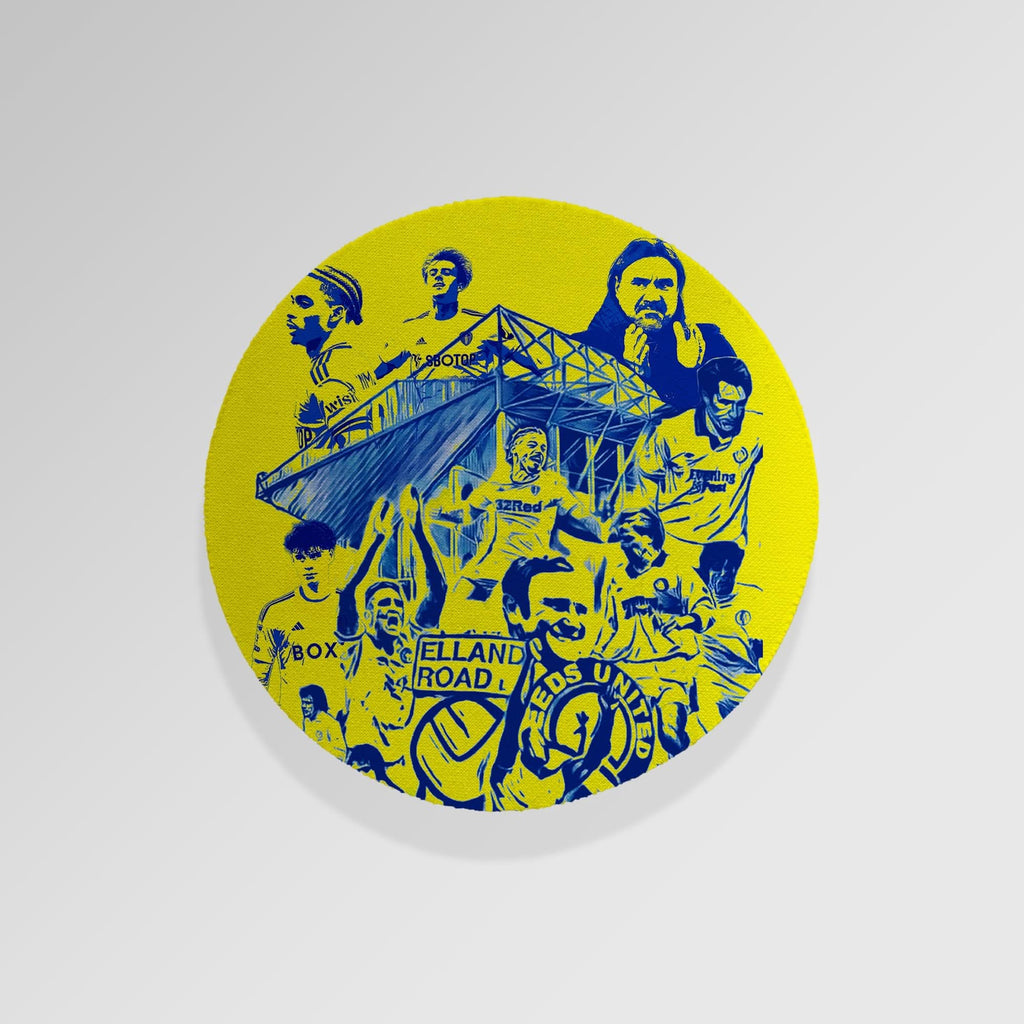 Leeds Montage - Football Coaster - Square Or Circle