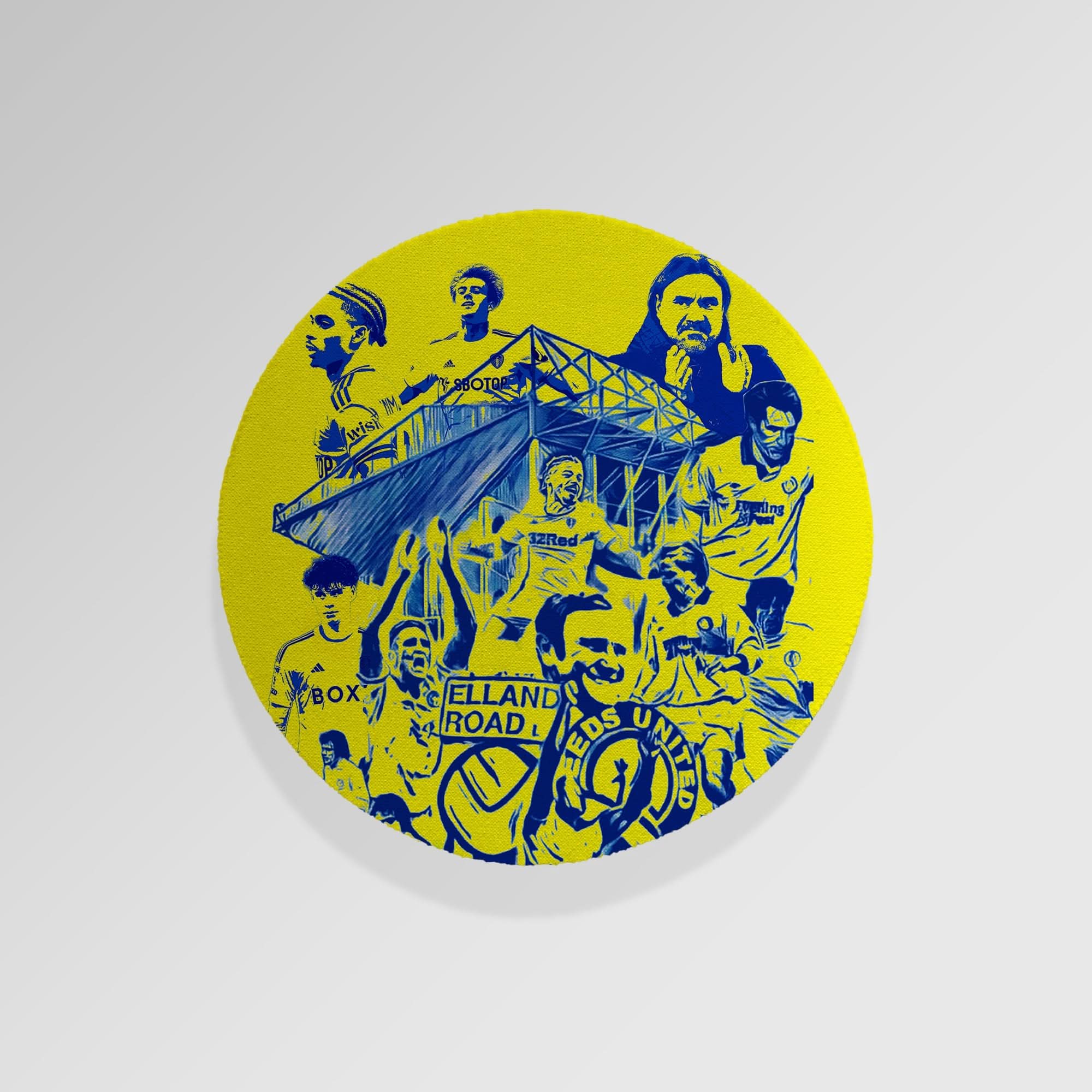 Leeds Montage - Football Coaster - Square Or Circle