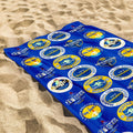 Leeds - Football Legends - Microfibre Beach Towel - 150cm x 75cm