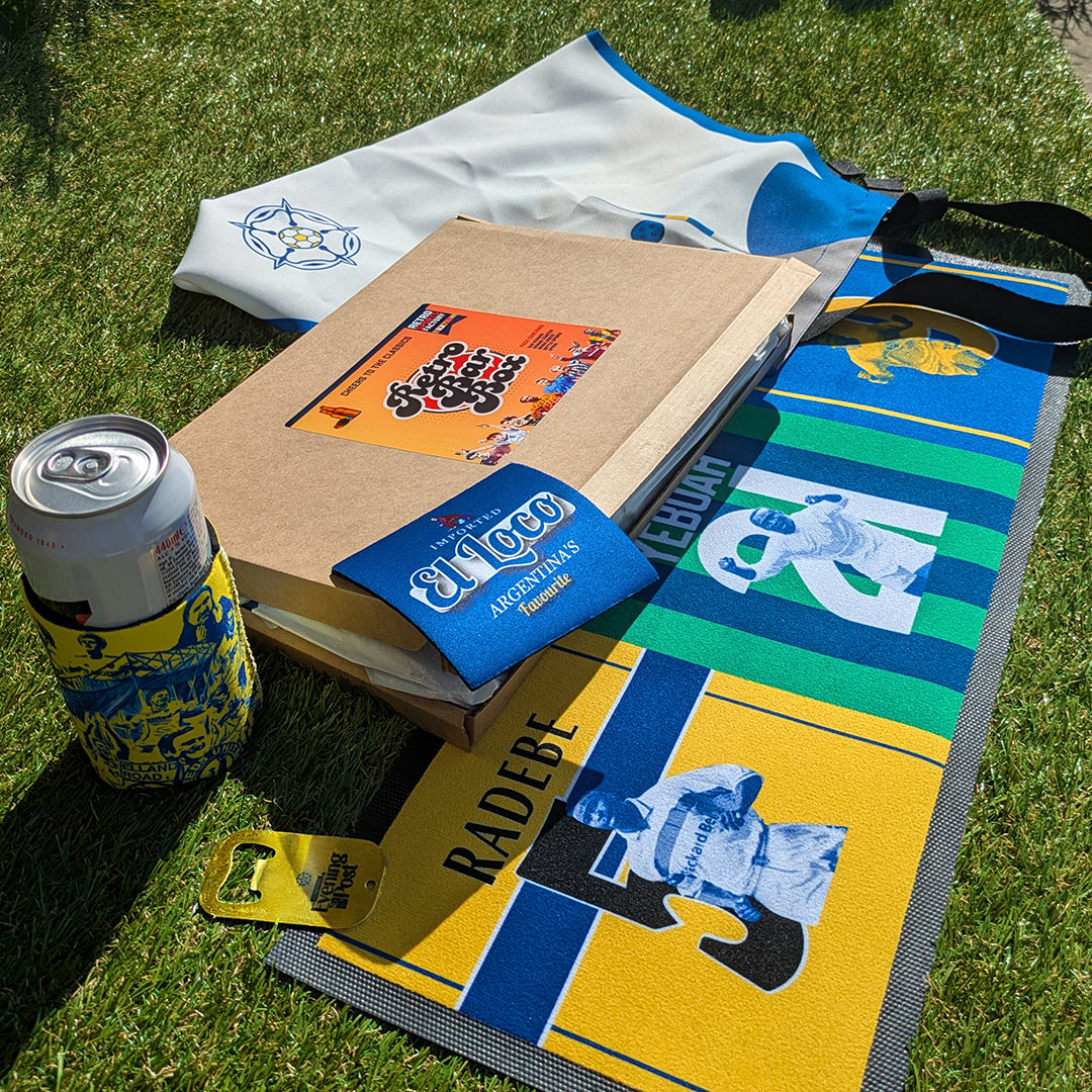 Leeds Football Father's Day Bar Box | Retro Man-Cave Set