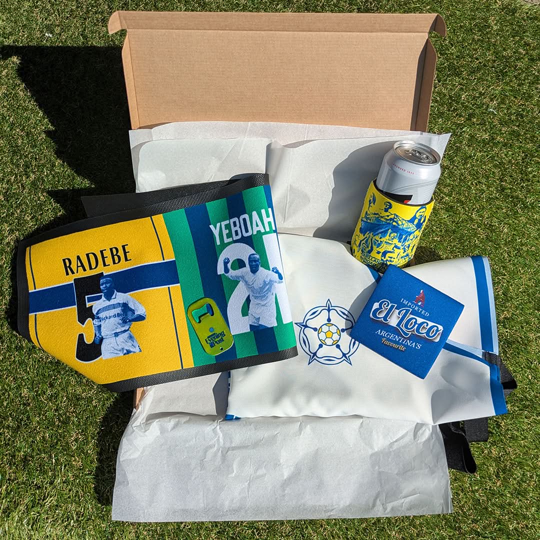 Leeds Football Father's Day Bar Box | Retro Man Cave Set