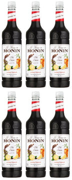 6 x Monin Lemon Tea Syrup 1Lt
