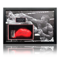 Lennox Lewis Signed Glove Iconic Frame