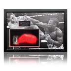 Lennox Lewis Signed Glove Iconic Frame