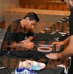 Lionel Messi Signed Inter Miami CF Away Shirt Classic Frame