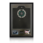 Lewis Hamilton Signed Mercedes Shirt Premium Frame