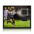 Liam Palmer Signed & Miracle Of Hillsborough Game Used Net Compact Frame (Limited Edition/500)