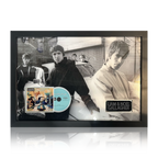 Liam & Noel Gallagher Signed Definitely Maybe CD Iconic Frame (Beckett)