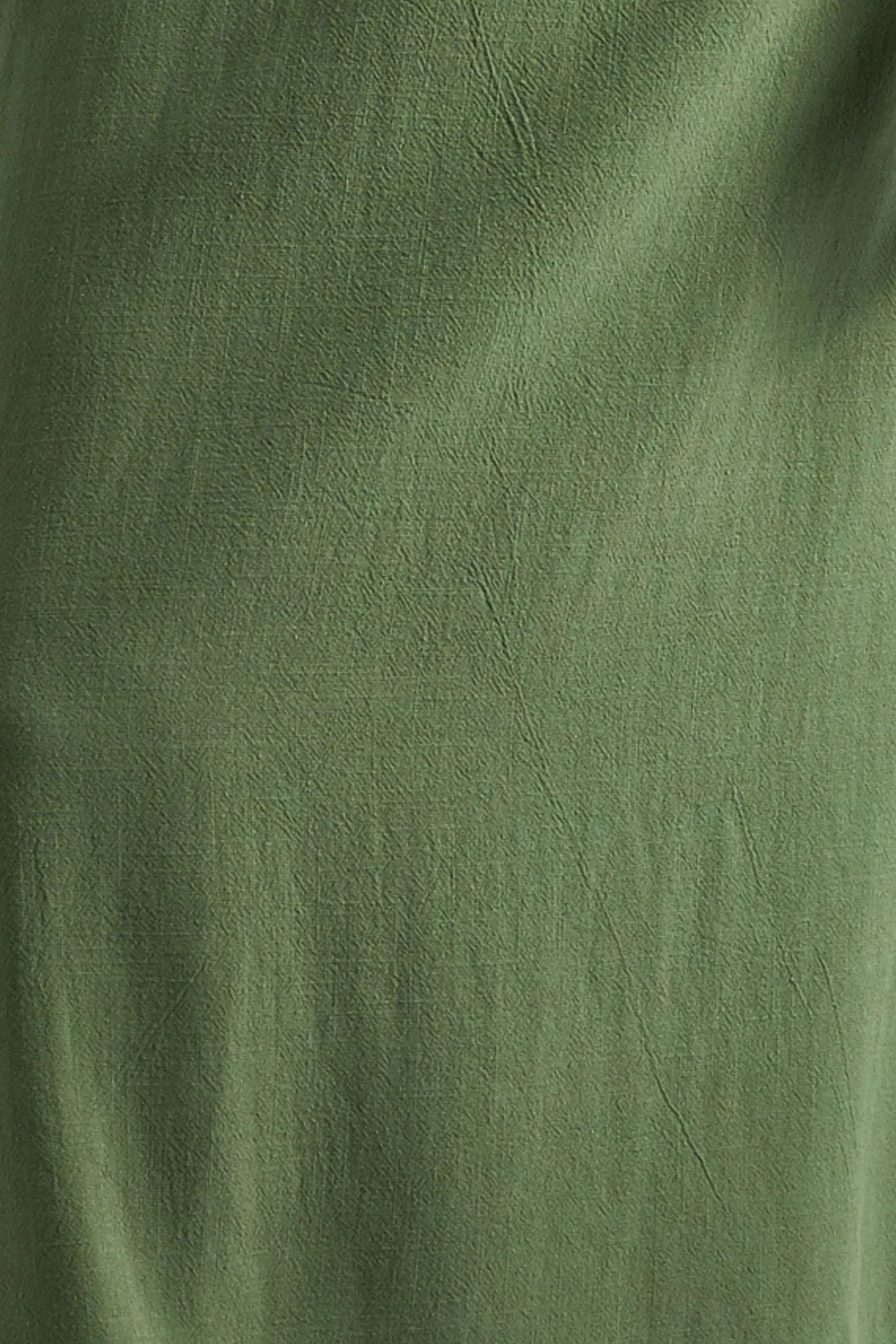 Dawson Linen Mix Strappy Jumpsuit - Green