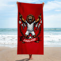 England - Lion Celebration - Beach Towel