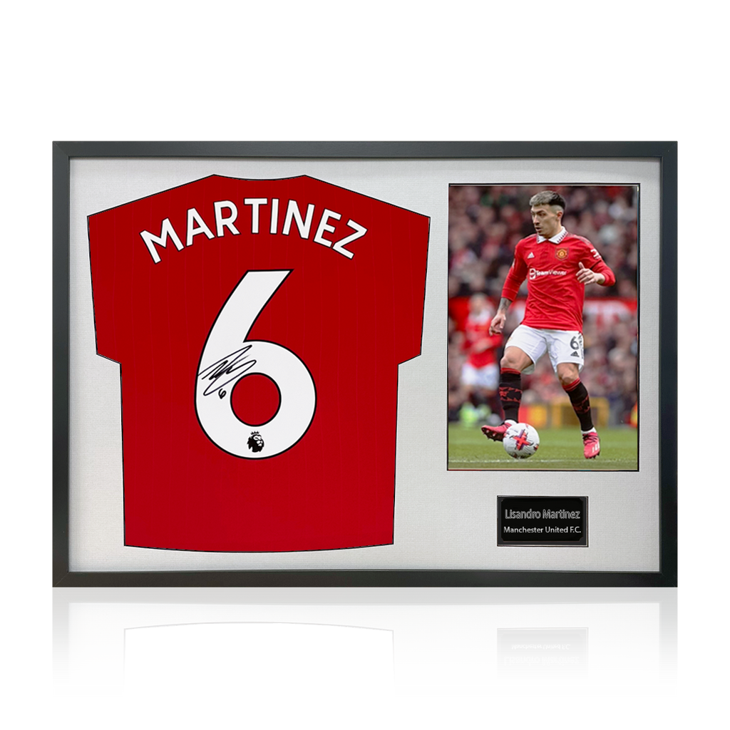 Lisandro Martínez Signed Manchester United Classic Frame