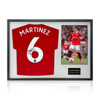 Lisandro Martínez Signed Manchester United Classic Frame
