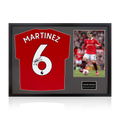 Lisandro Martínez Signed Manchester United Classic Frame