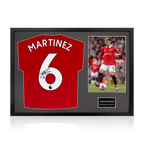 Lisandro Martínez Signed Manchester United Classic Frame